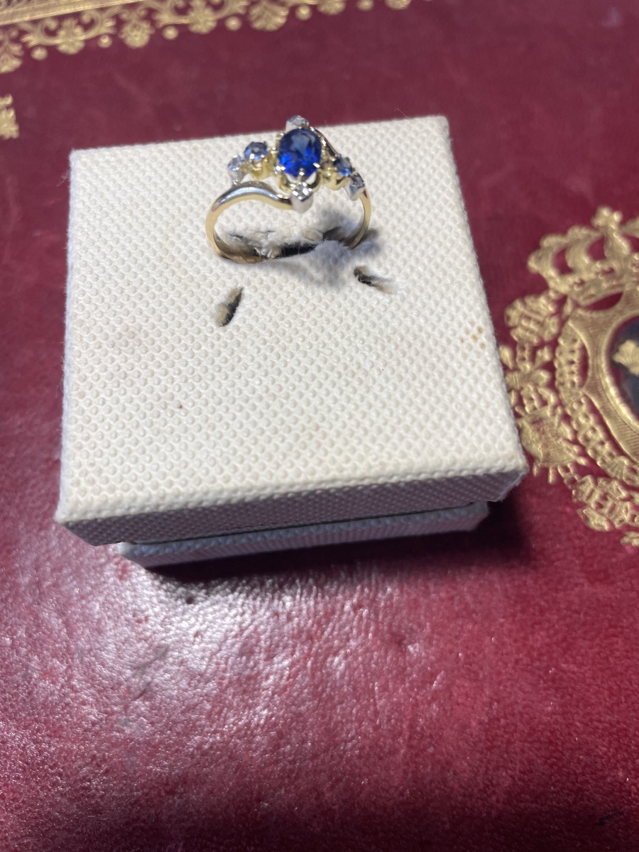 Gold And Rose Diamond Ring -photo-7