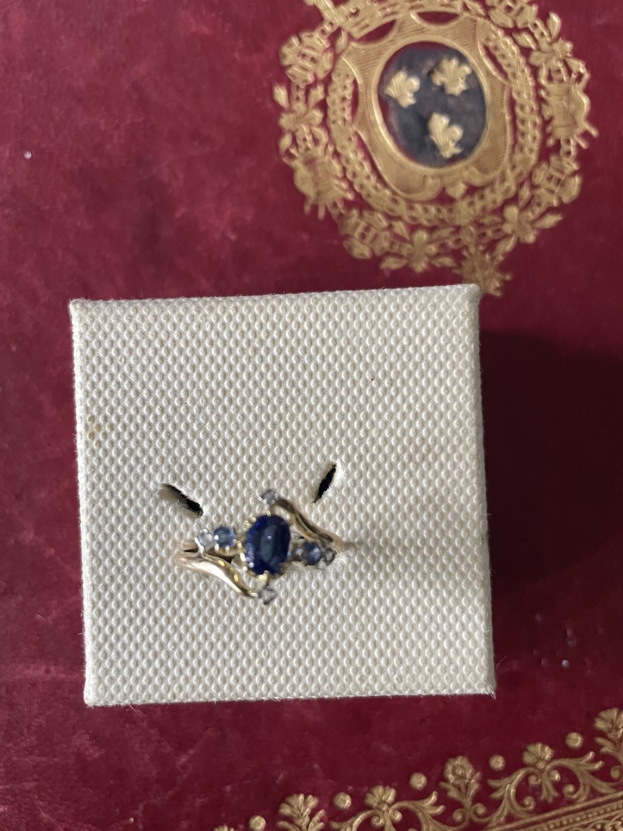Gold And Rose Diamond Ring -photo-8