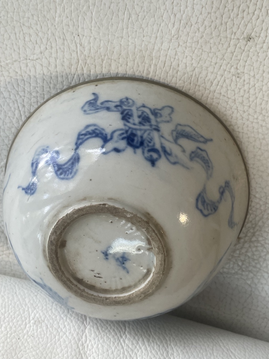 Coupelle asiatique au dragon porcelaine -photo-2