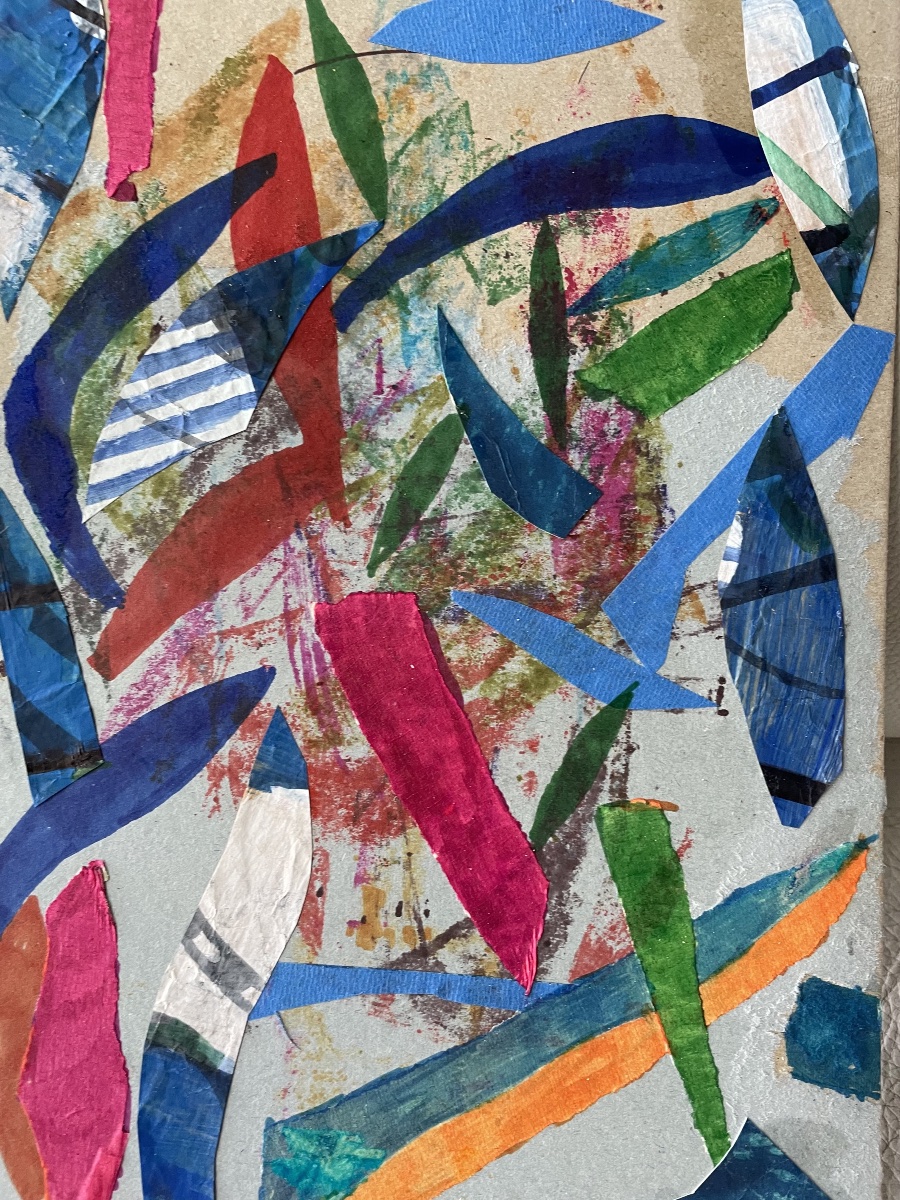 Tableau collages de Sauvenier Albert -photo-4