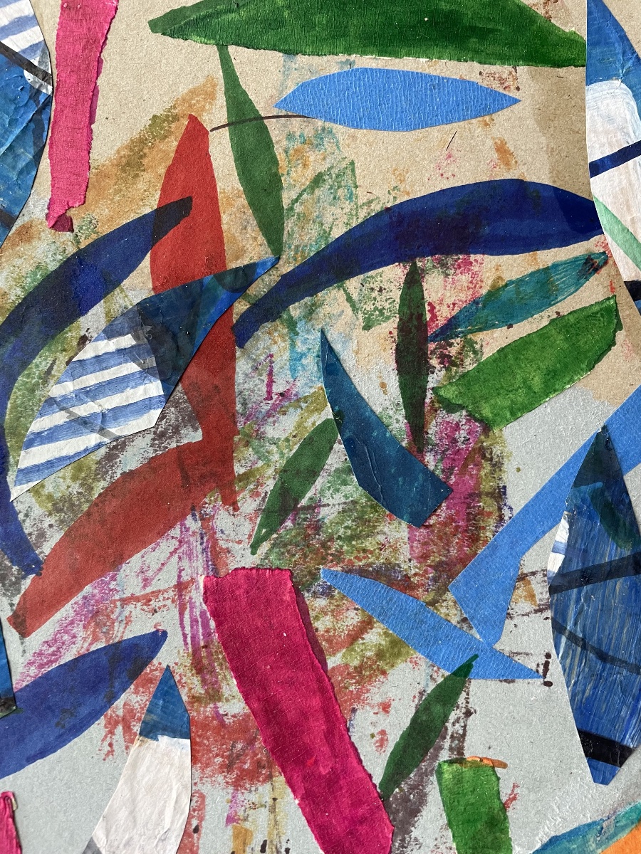 Tableau collages de Sauvenier Albert -photo-7