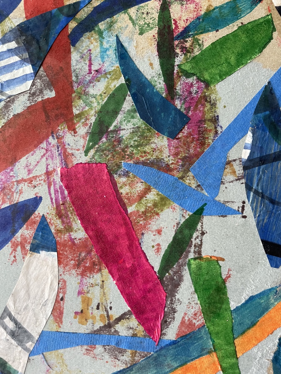 Tableau collages de Sauvenier Albert -photo-8