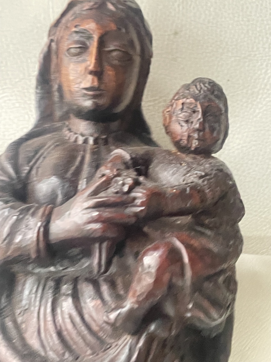 Vierge à l’enfant du XVI eme -photo-3