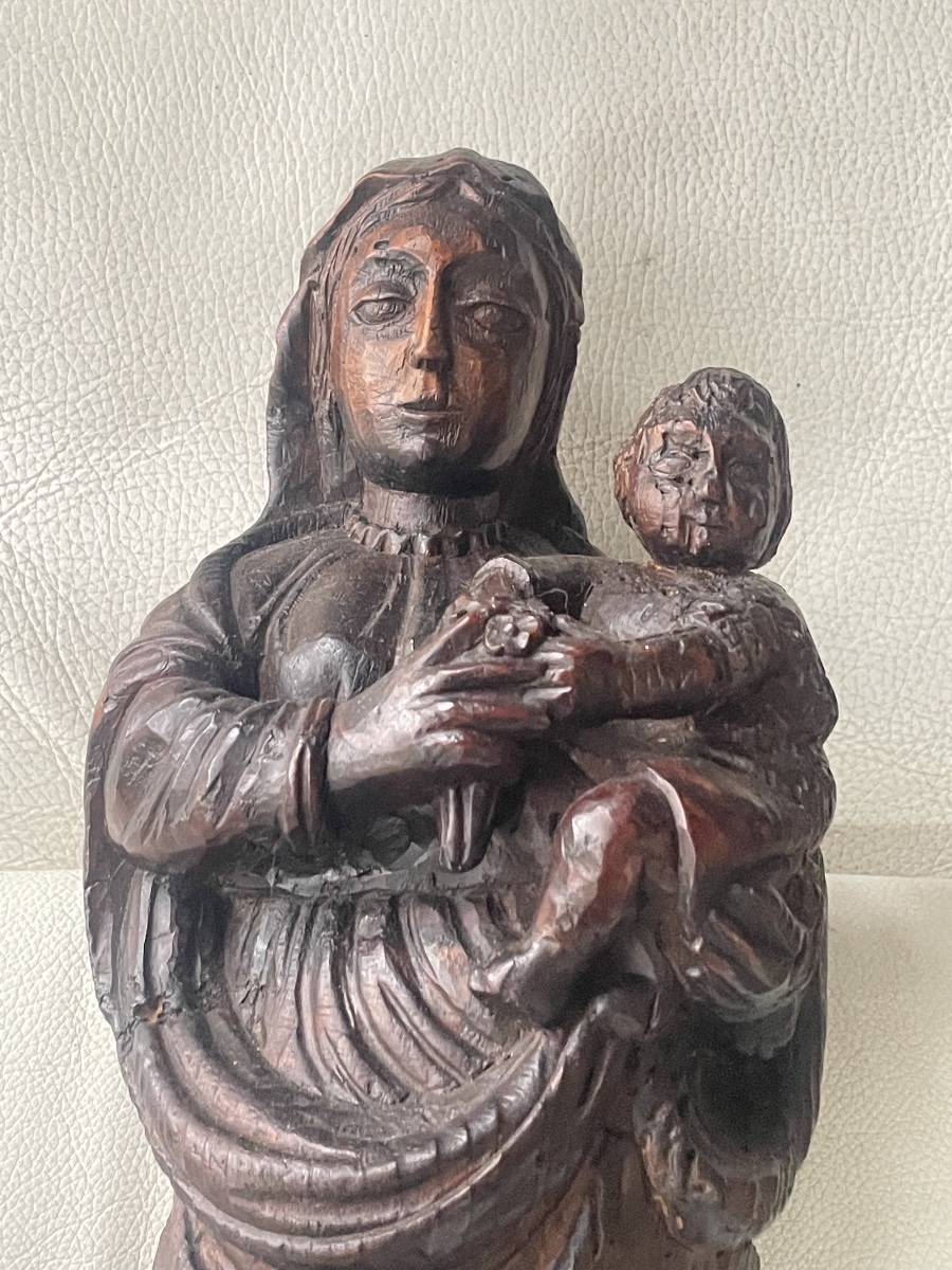 Vierge à l’enfant du XVI eme -photo-4