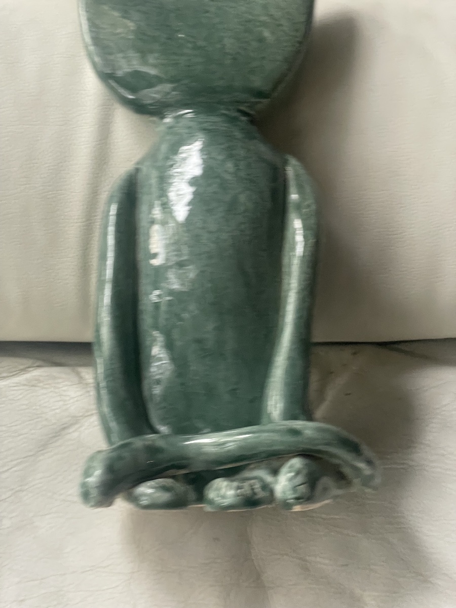 Le chat sculpture ceramique Vallauris -photo-2