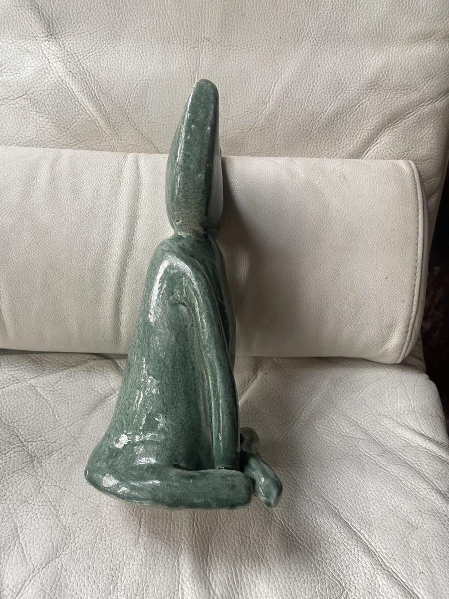Le chat sculpture ceramique Vallauris -photo-2