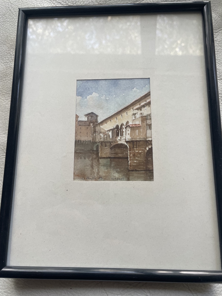 Aquarelle le pont -photo-2