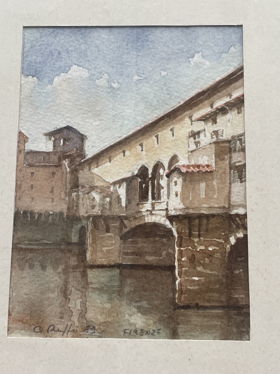 Aquarelle le pont -photo-2