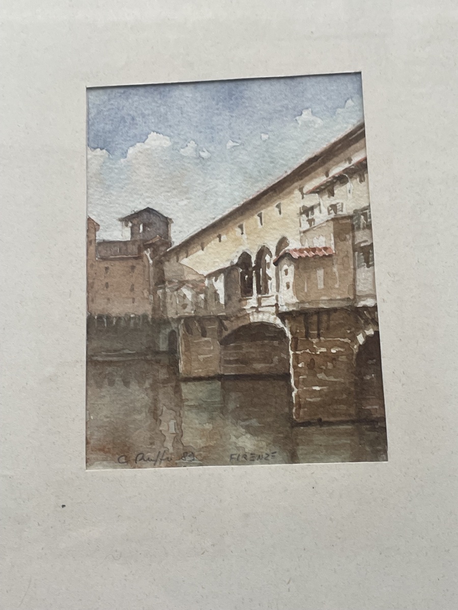 Aquarelle le pont -photo-3