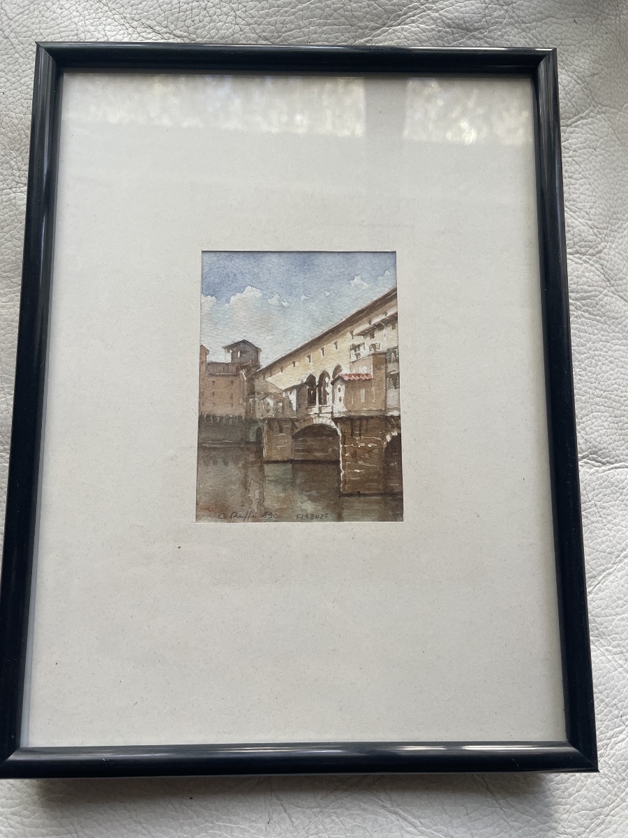 Aquarelle le pont -photo-4
