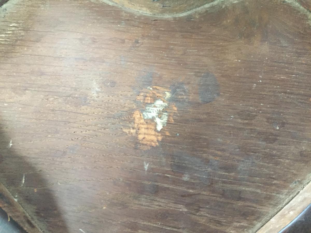 Pedestal Heart Shaped Marquetry XIXth-photo-5