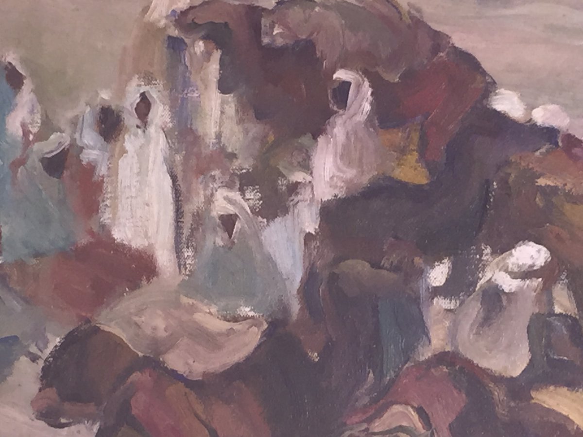 Campement Arabe Devant Un Village 