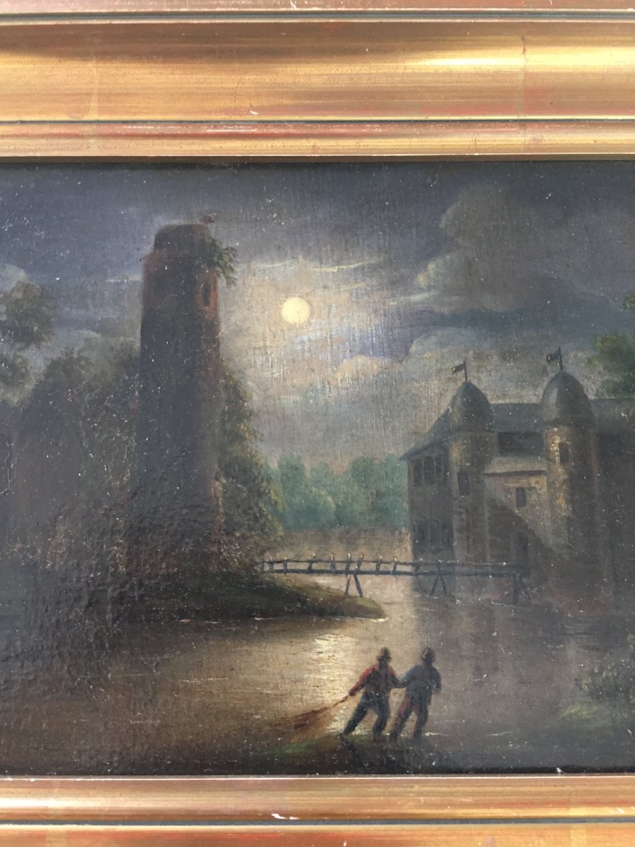 Pêcheurs Au Clair De Lune .-photo-3