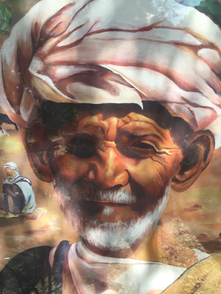 Portrait Oriental au turban 