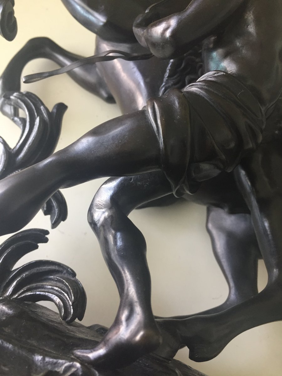 Bronze Coustou: Horses Of Marly The African-photo-2
