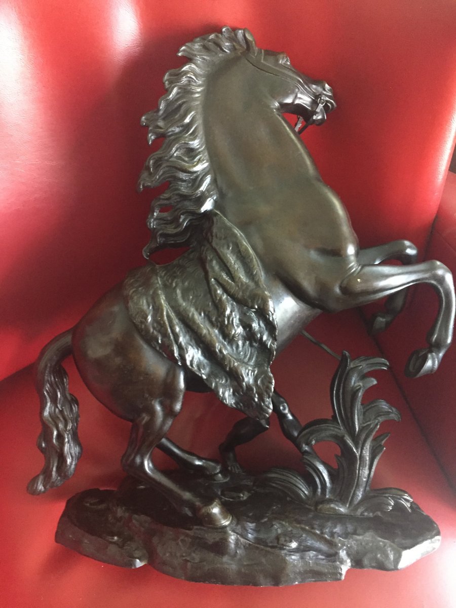 Bronze Coustou: Horses Of Marly The African-photo-2
