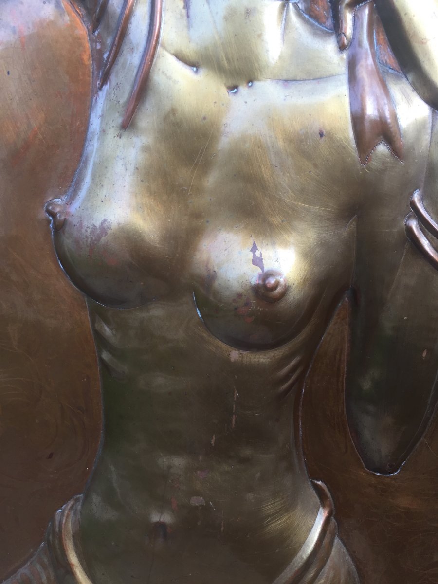 African Topless Metal Sculpture-photo-3