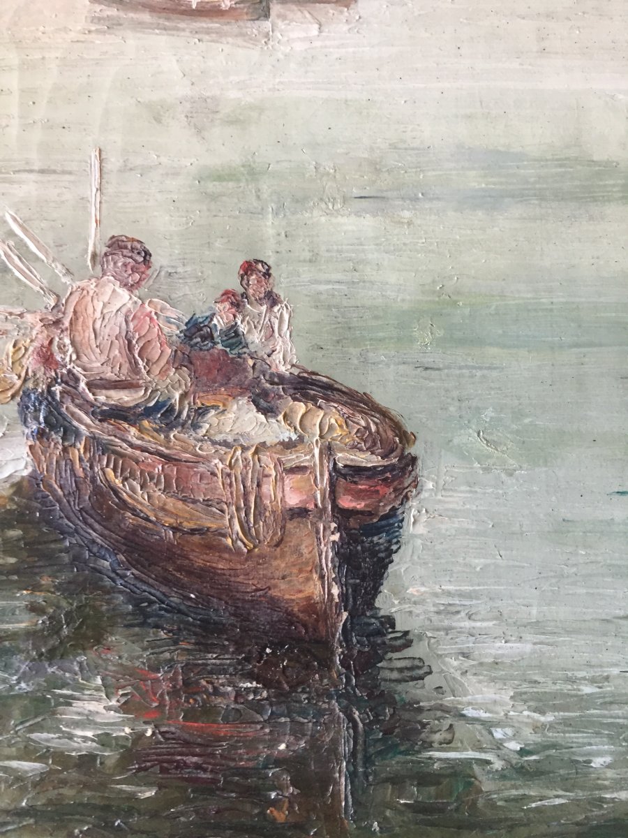 Barques Et Pêcheurs Méditerranéens -photo-1