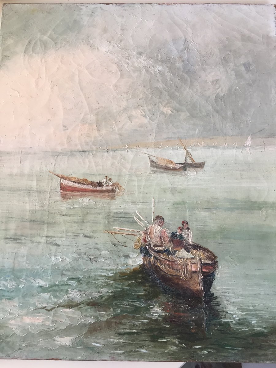 Barques Et Pêcheurs Méditerranéens -photo-4