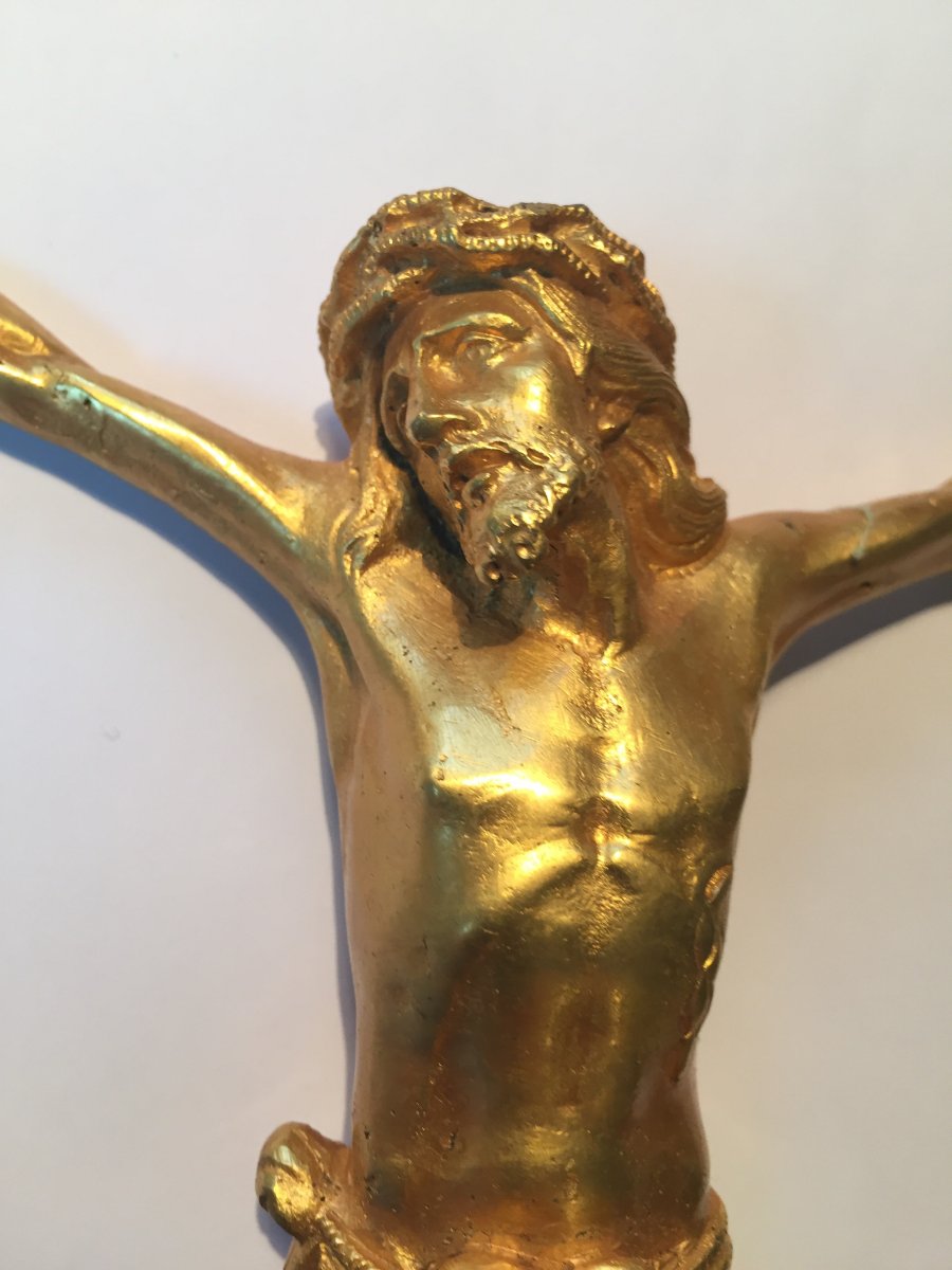 Christ In Gilt Bronze XIXth