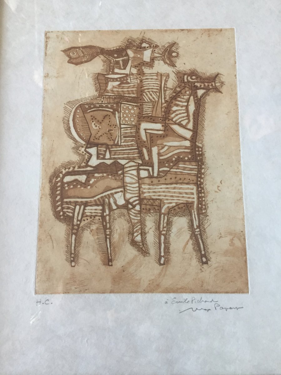 Lithograph By Max Papart Hc-photo-4