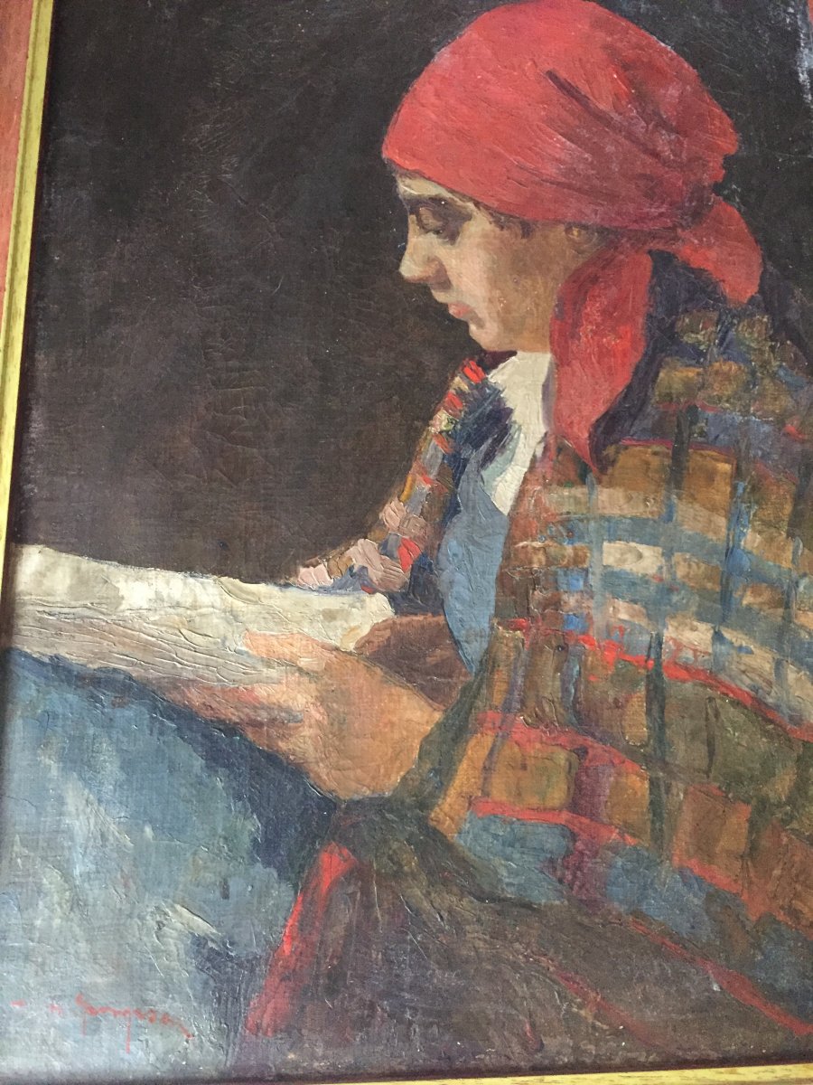 Girl Reading By Georgescu Marin-photo-2