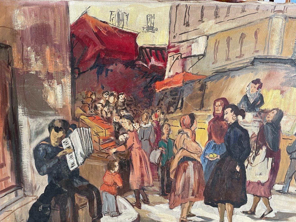 Scène De Marché De Bizet Andrée 
