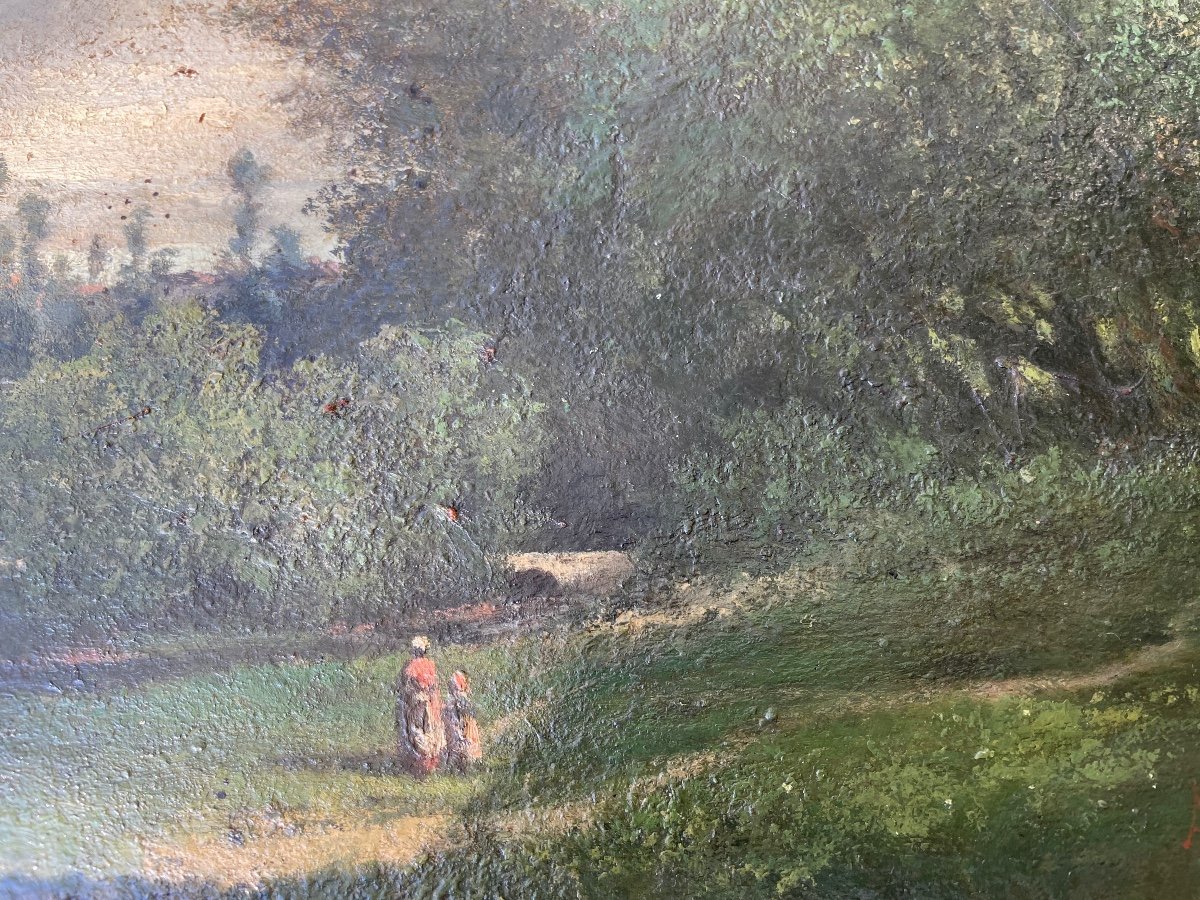 Mère Et Enfant Paysage De Brioux -photo-5