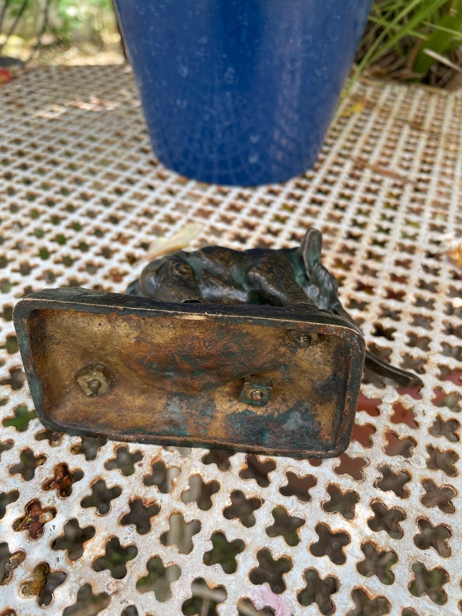 African Elephant Bronze-photo-4