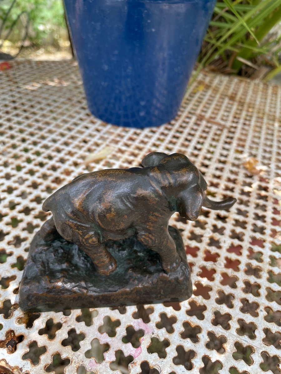 African Elephant Bronze-photo-6