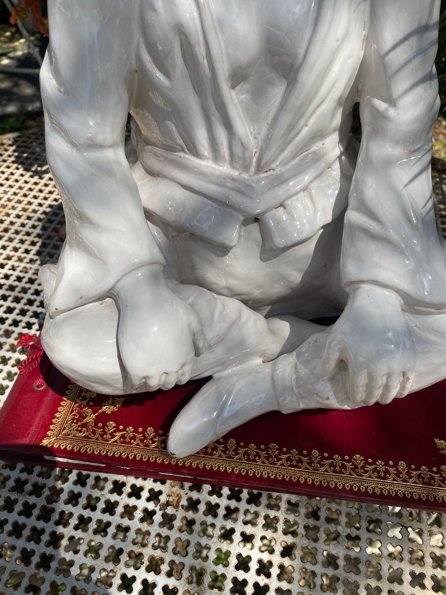Laughing Chinese Glazed Ceramic Twentieth-photo-4