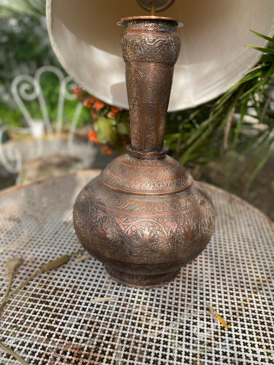 Vase à Plantes Médicinales XVIII Eme Des Indes -photo-4