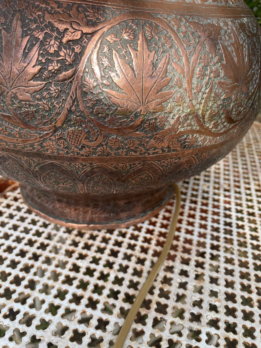 Vase à Plantes Médicinales XVIII Eme Des Indes -photo-8