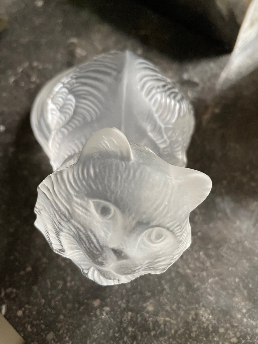 Sevres Crystal Cat-photo-3