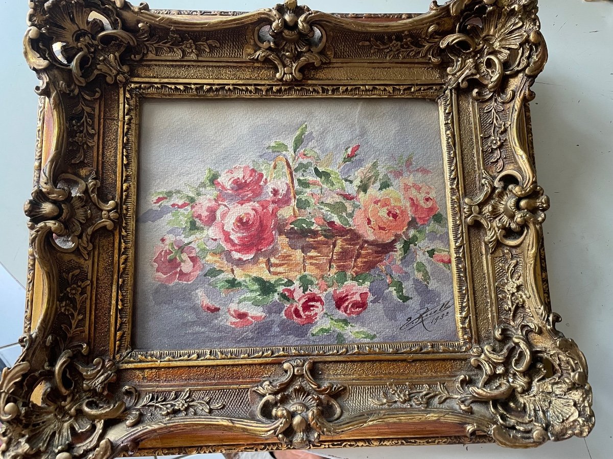 Watercolor Flower Basket-photo-8
