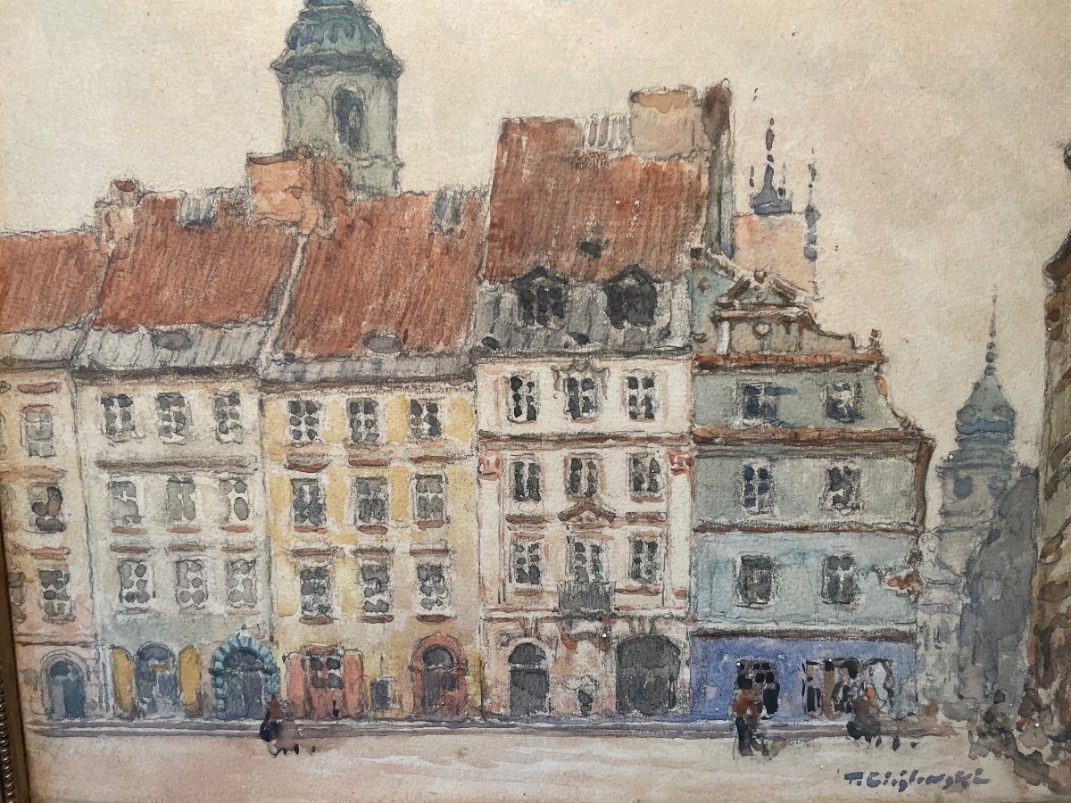 Aquarelle De Tadeusz Cieslewski -photo-2