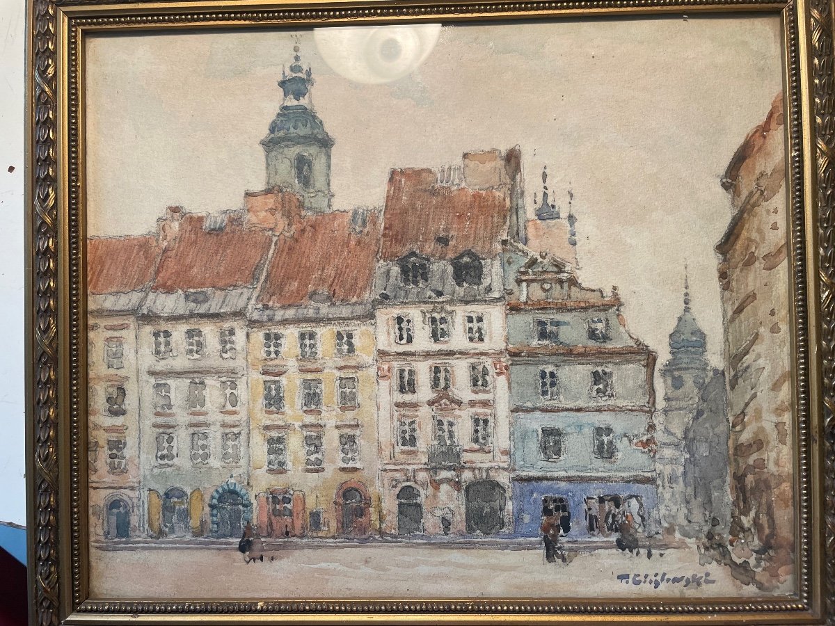 Aquarelle De Tadeusz Cieslewski -photo-1