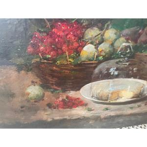 Cheese And Fruits By René Chretien