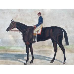 Le Jockey Et Sa Monture 