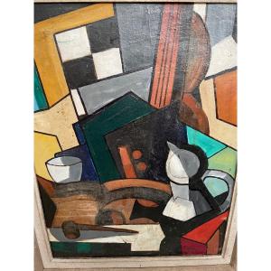 Serra Cubist Oil