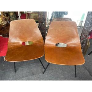 Pair Of Guarriche Stone Chairs 