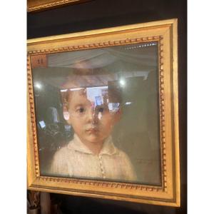 Pastel Child Portrait 