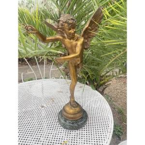 Bronze de Adolphe Itasse ; l’amour vainqueur 