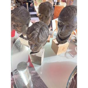 La famille : sculptures de L.Yauner 