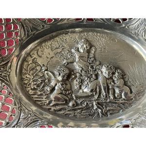 Petite corbeille en argent 