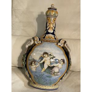 Grande gourde en faïence d’Antoine Montagnon 