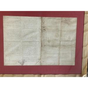 Lettre manuscrite  du XVII eme siècle 