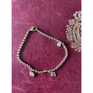 Gold And Pearl Women's Bracelet 