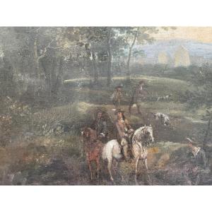 18th-century Hunting Scene 
