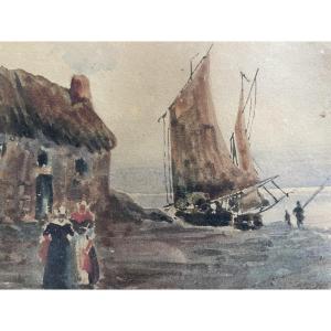 Les femmes de pêcheurs bretons 